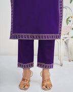 Cotton Printed Straight 3 Piece Kurta Set