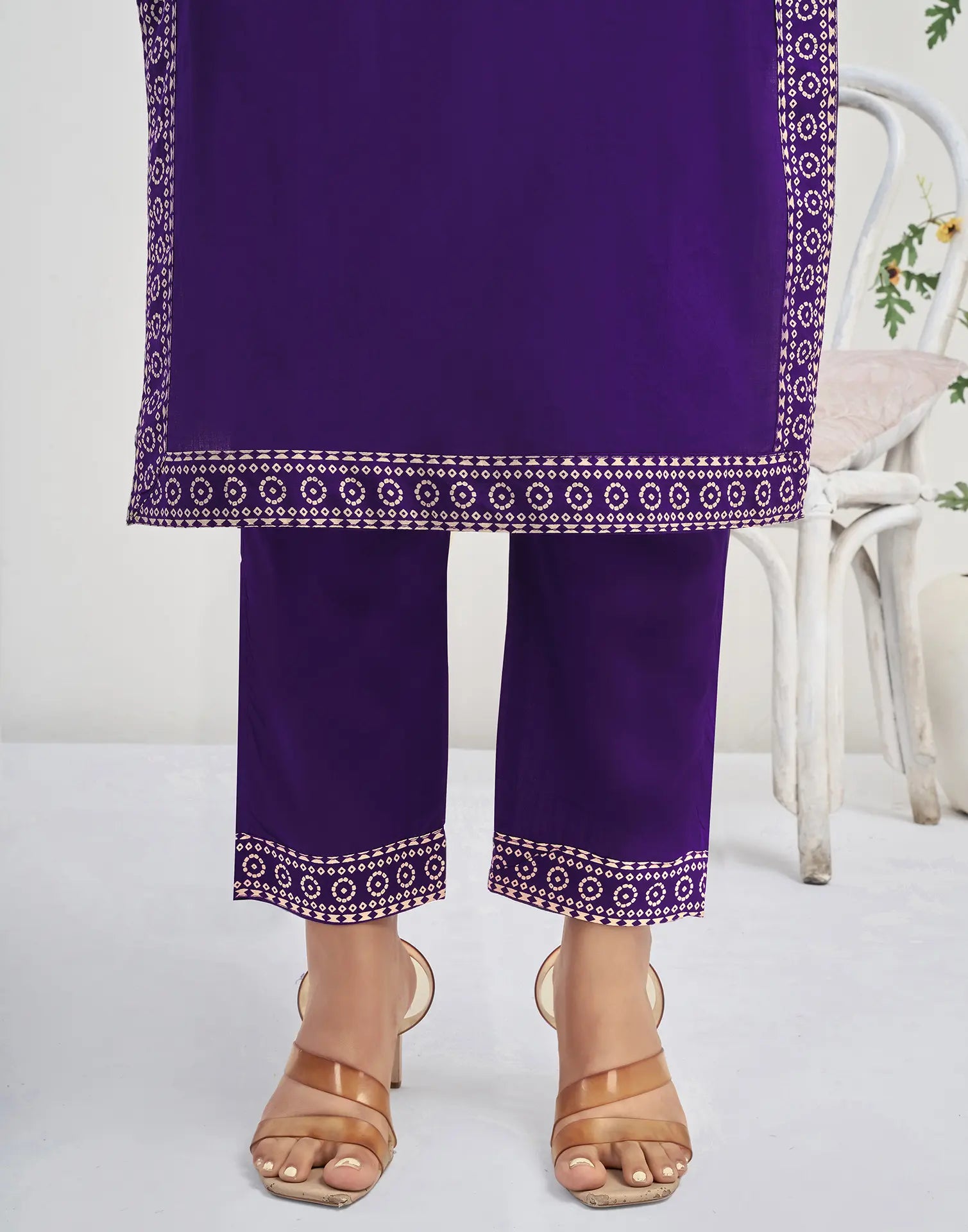 Cotton Printed Straight 3 Piece Kurta Set