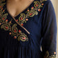 Cotton Embroidered Anarkali Kurta with Pant & Dupatta