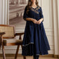 Cotton Embroidered Anarkali Kurta with Pant & Dupatta