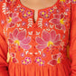 Cotton Embroidered Anarkali Kurta with Pant & Dupatta