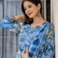 Cotton Printed Straight Kurta with Pant & Dupatta