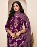 Viscose Rayon Printed Straight 3 Piece Kurta Set
