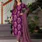 Cotton Printed Straight Kurta with Pant & Dupatta