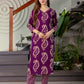 Cotton Printed Straight Kurta with Pant & Dupatta