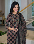 Viscose Rayon Printed Straight 3 Piece Kurta Set