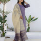 Skylee Purple Silk Printed Straight Kurta Set for Women