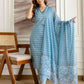 Cotton Printed Straight Kurta with Pant & Dupatta