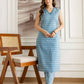 Cotton Printed Straight Kurta with Pant & Dupatta