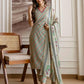 Cotton Printed Straight Kurta with Pant & Dupatta