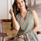 Cotton Printed Straight Kurta with Pant & Dupatta