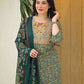 Cotton Printed Straight Kurta with Pant & Dupatta