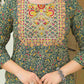 Cotton Printed Straight Kurta with Pant & Dupatta