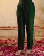 Silk Embroidered Straight 3 Piece Kurta Set