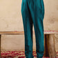 Silk Embroidered Straight Kurta with Pant & Dupatta