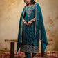 Silk Embroidered Straight Kurta with Pant & Dupatta