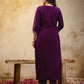 Silk Embroidered Straight Kurta with Pant & Dupatta