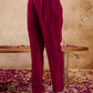 Silk Embroidered Straight Kurta with Pant & Dupatta