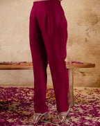 Silk Embroidered Straight 3 Piece Kurta Set