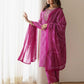Cotton Printed Straight Kurta with Pant & Dupatta