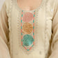 Georgette Embroidered Straight Kurta with Pant & Dupatta
