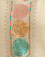 Georgette Embroidered Straight 3 Piece Kurta Set