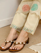 Georgette Embroidered Straight 3 Piece Kurta Set