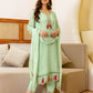 Georgette Embroidered Straight Kurta with Pant & Dupatta