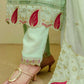Georgette Embroidered Straight Kurta with Pant & Dupatta