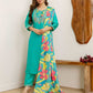 Silk Embroidered Straight Kurta with Pant & Dupatta