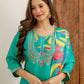 Silk Embroidered Straight Kurta with Pant & Dupatta
