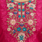 Silk Embroidered Straight Kurta with Pant & Dupatta