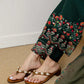 Silk Embroidered Straight Kurta with Pant & Dupatta