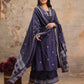 Cotton Printed A-Line Kurta with Pant & Dupatta