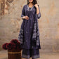 Cotton Printed A-Line Kurta with Pant & Dupatta