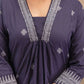 Cotton Printed A-Line Kurta with Pant & Dupatta