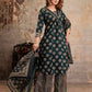 Cotton Printed Straight Kurta with Pant & Dupatta