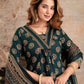 Cotton Printed Straight Kurta with Pant & Dupatta