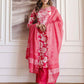 Cotton Printed Straight Kurta with Pant & Dupatta