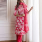 Cotton Printed Straight Kurta with Pant & Dupatta