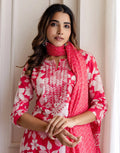 Viscose Rayon Floral Print Straight 3 Piece Kurta Set
