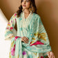 Cotton Printed Straight Kurta with Pant & Dupatta