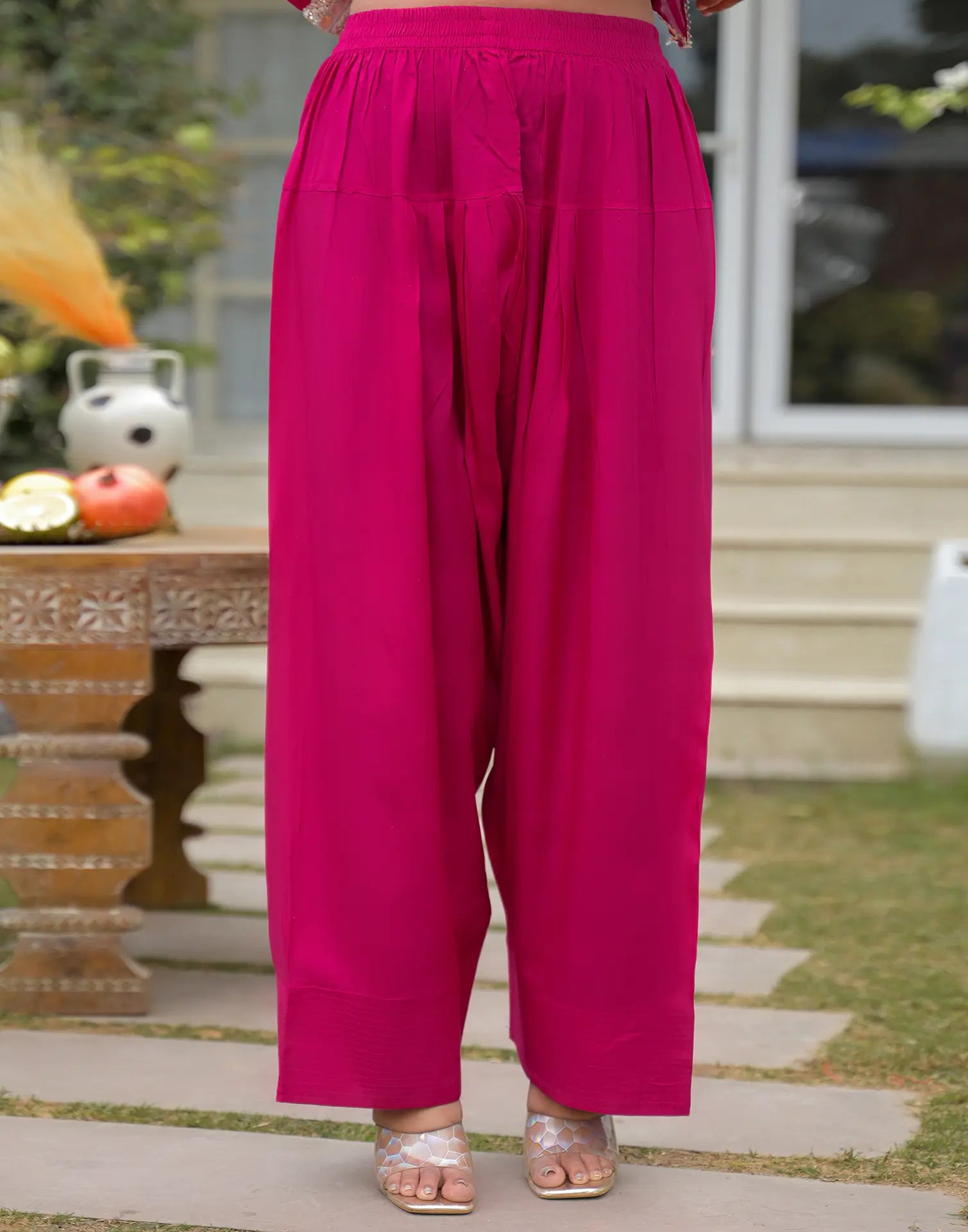 Muslin Floral Print Straight 3 Piece Kurta Set