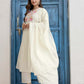 Cotton Embroidered A-line Kurta with Pant & Dupatta