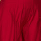 Maroon Silk Embroidered Kurta Set with Dupatta Round Neck Ethnic Wear for Karwa Chauth