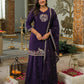 Silk Embroidered Straight Kurta with Pant & Dupatta
