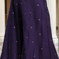 Elegant Purple Silk Embroidered Kurta Set with Sharara & Dupatta Perfect Diwali & Wedding Ethnic Wear