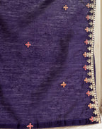 Silk Embroidered Straight 3 Piece Kurta Set