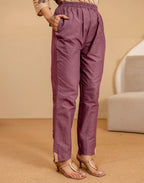 Viscose Rayon Embroidered A-Line 3 Piece Kurta Set