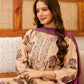 Beige Cotton Printed Anarkali Kurta Set with Pant & Dupatta under 1299 